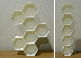 Image of Ячейки для стеллажей в виде сот