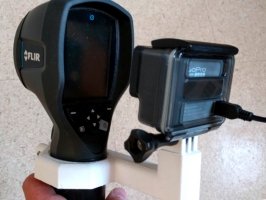 Image of Крепление GoPro к тепловизору Flir i3